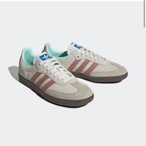 Adidas Samba OG Sneakers Crystal White Clay Strata Gum Size 8.5 Women’s